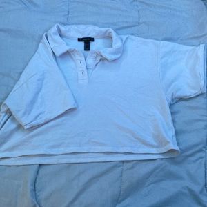 Cropped White Forever 21 Top